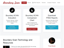 Tablet Screenshot of boundaryscan.org